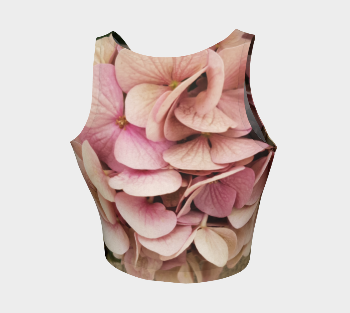 Pale Hydrangea Crop - Streetside Apparel