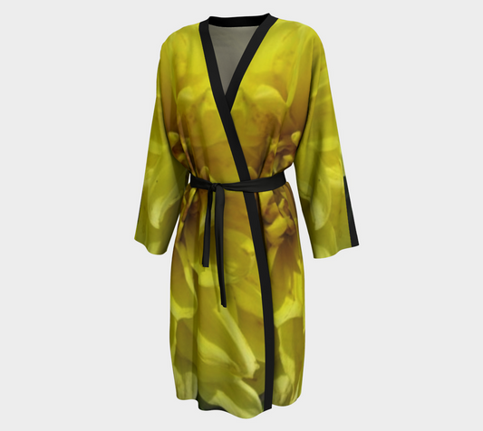 Yellow Dahlia Peignoir - Streetside Apparel