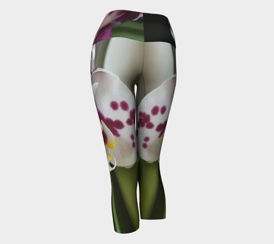 Legs of an Orchid  Capris - Streetside Apparel