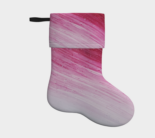 Pink Candy Cane Stocking - Inspiring Designs