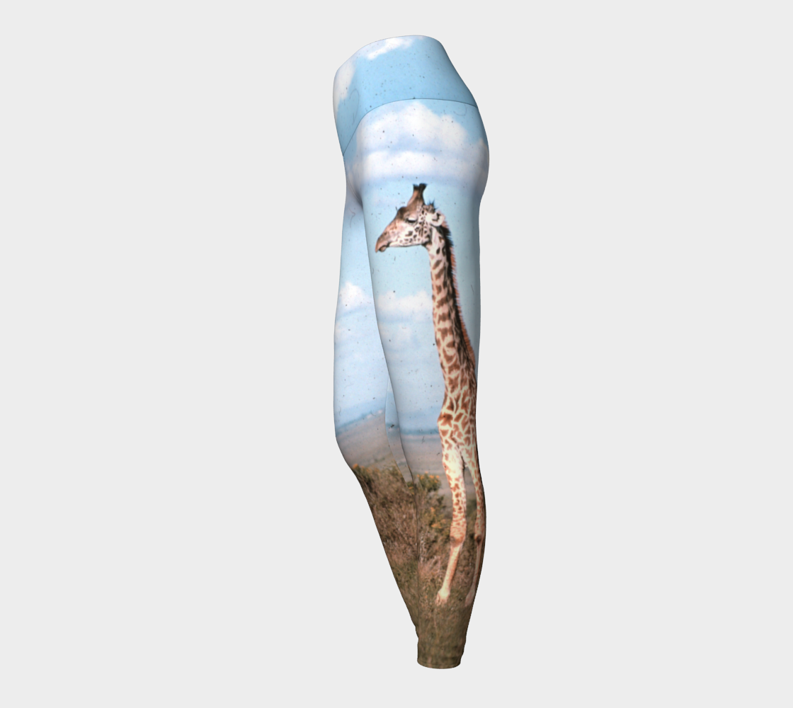 African Giraffe Leggings - Streetside Apparel