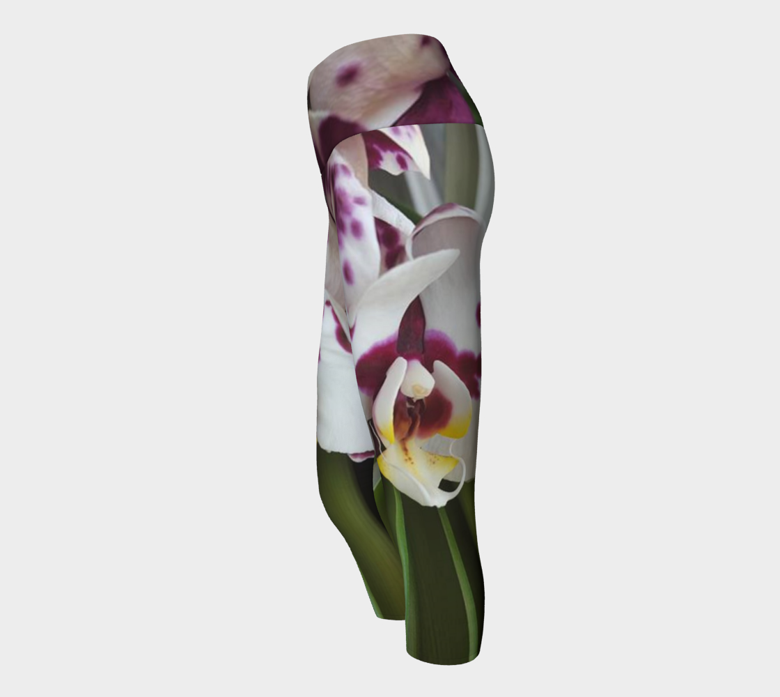 Legs of an Orchid  Capris - Streetside Apparel