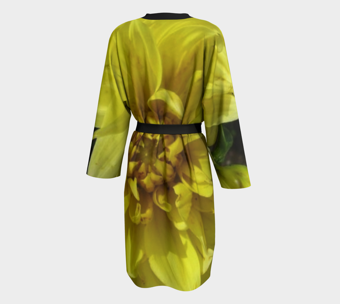 Yellow Dahlia Peignoir - Streetside Apparel