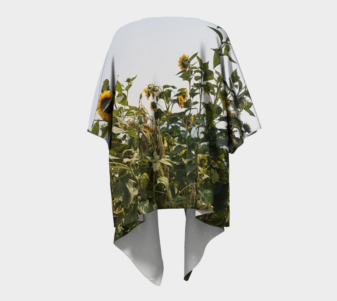 Sunflower Fields - Kimono - Streetside Apparel
