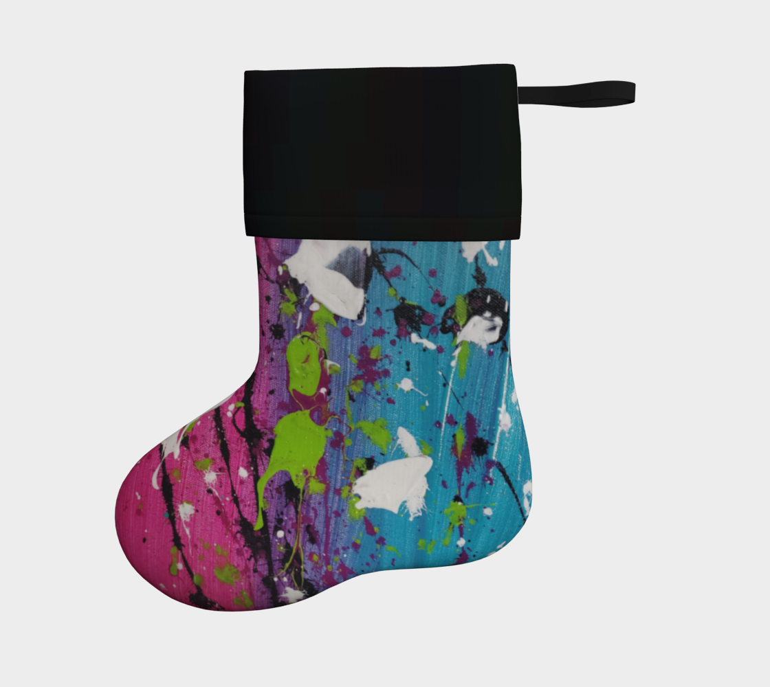 Splatter Stocking - Inspiring Designs