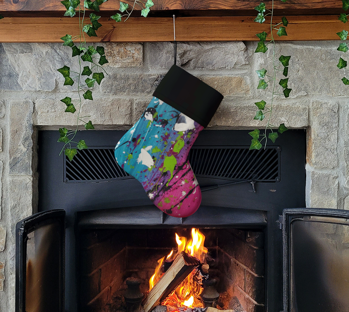Splatter Stocking - Inspiring Designs