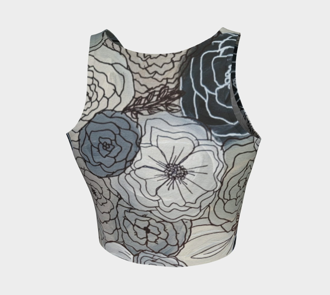 Floral Sketch Crop - Inspiring Designs