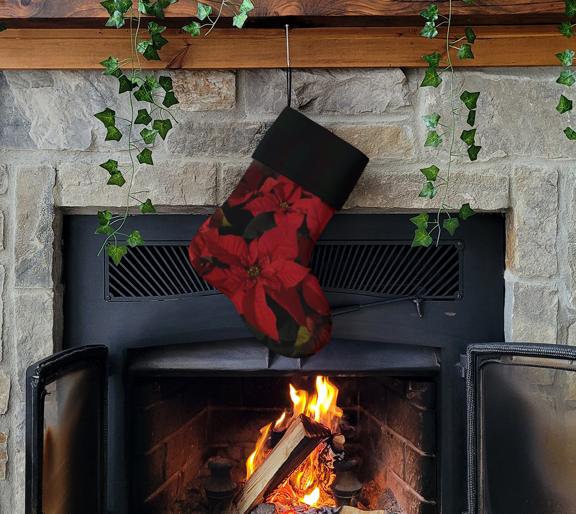 Poinsetta Stocking - Inspiring Designs