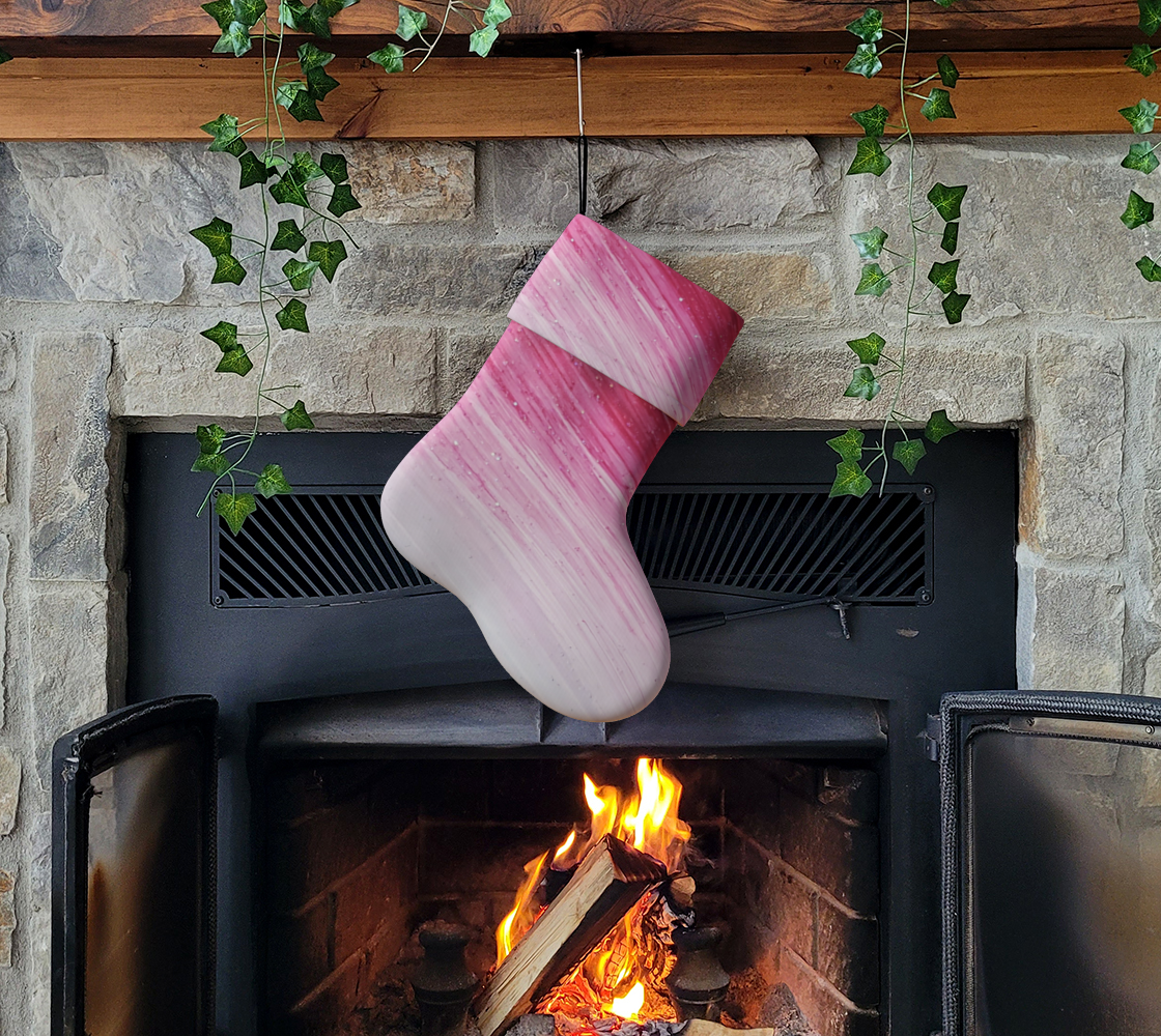 Pink Candy Cane Stocking - Inspiring Designs