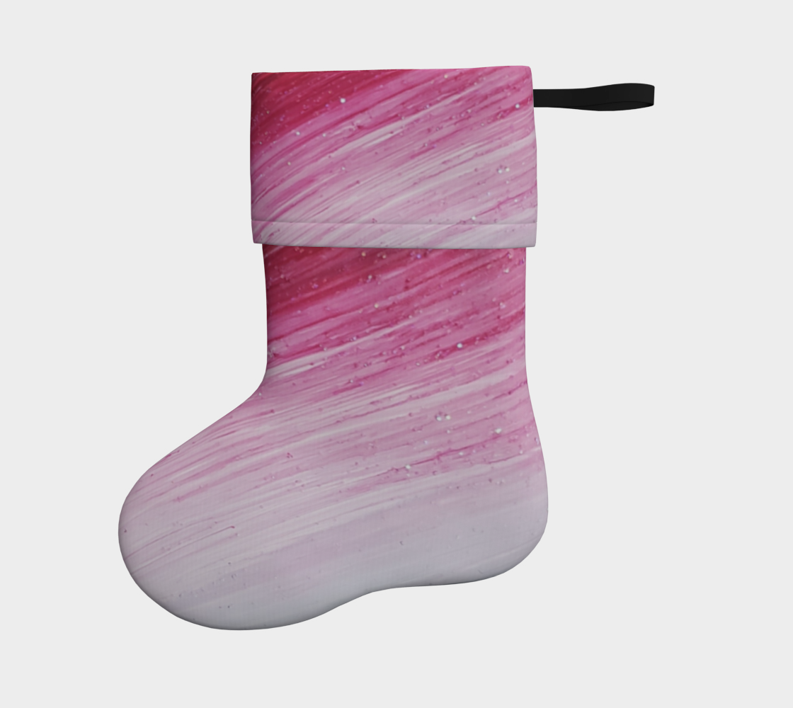 Pink Candy Cane Stocking - Inspiring Designs