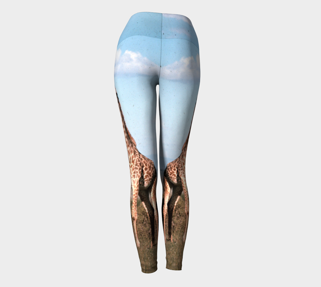 African Giraffe Leggings - Streetside Apparel